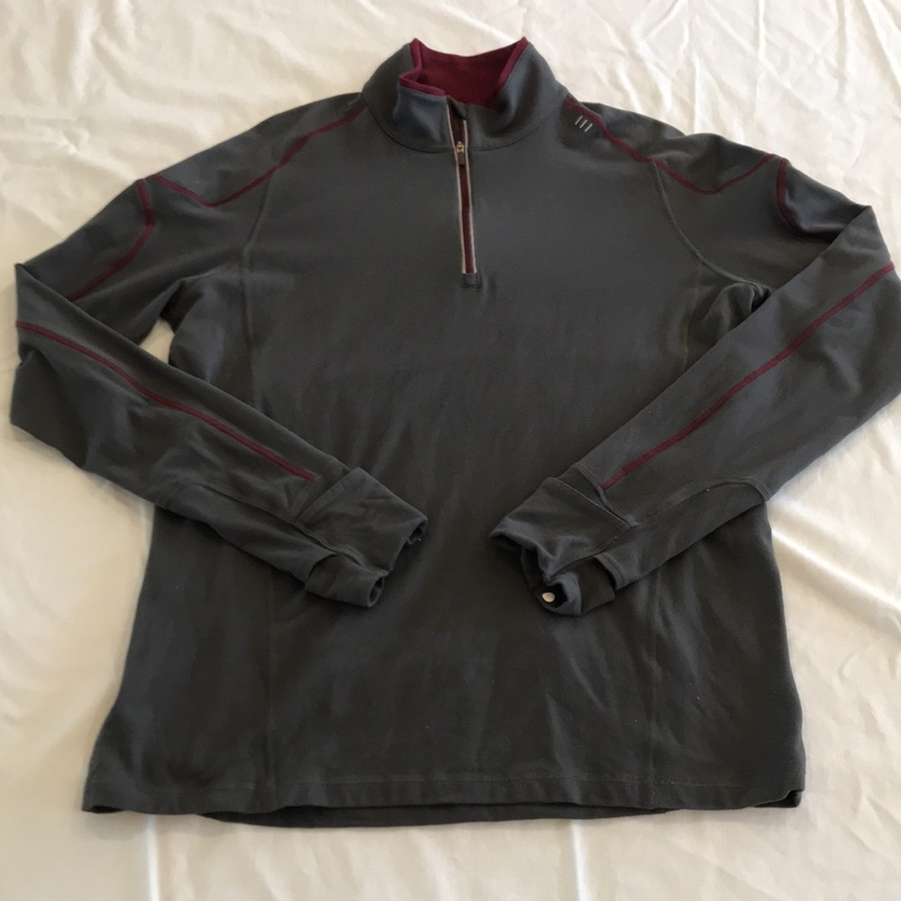 Lulu Half Zip stretch pullover performance jacket